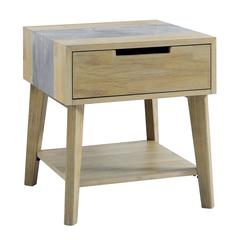 Calgary Gray Sintered Stone End Table
