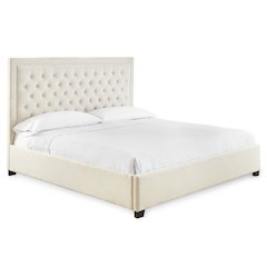 Isadora King Bed White