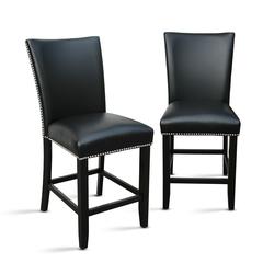 Camila Black Counter Chair - set of 2