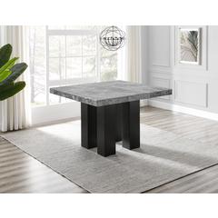 Camila Gray Square Marble Counter Height Table