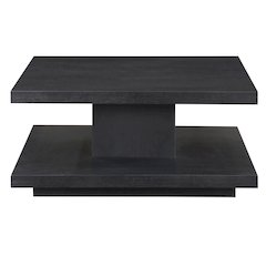 Canyon Cocktail Table with Casters, Black