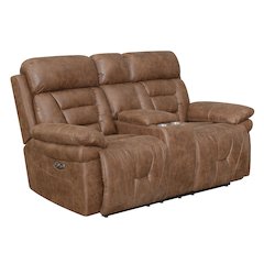 Brock Power Recliner Console Loveseat