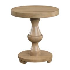 Dory Round End Table, Sand