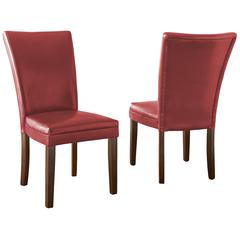 Hartford Parsons Chair, Red - Set of 2