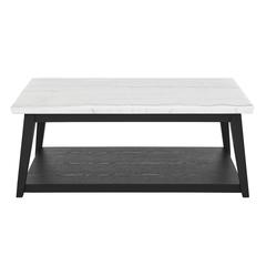 Vida-Black White Marble Top Cocktail Tbl
