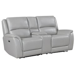 Alexandria Leather Power Reclining Conso