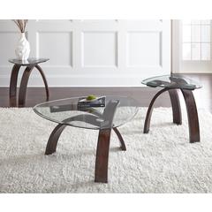 3-Piece Occasional Set, Merlot Cherry