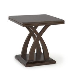 End Table, Espresso Cherry