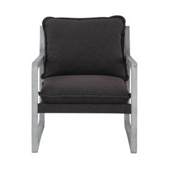 Kai Upholstered Accent Chair, Black