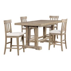 Napa 5-Piece Counter Dining Set, Sand