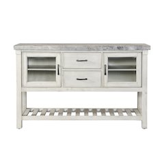 Canova Gray Marble Top Server