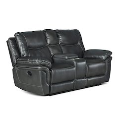 Isabella Console Loveseat Grey