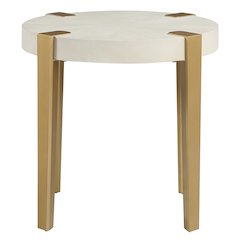 Gracie End Table, White