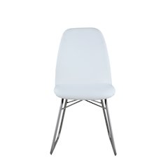Contemporary Curved-Back Side Chair W/ Sled Base - 2 Per Box