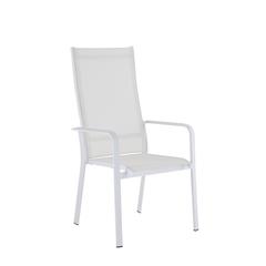 Contemporary High Back Outdoor Chair With Sling Seat - 2 Per Box
