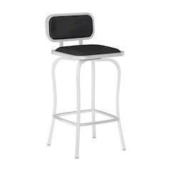 Modern Counter Height Stool W/ Memory Swivel