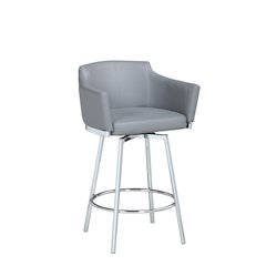 Modern Club Counter Stool W/ Memory Swivel