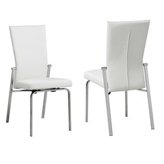 Contemporary Motion-Back Side Chair W/ Chrome Frame - 2 Per Box