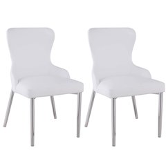 Contemporary Wing-Back Side Chair - 2 Per Box