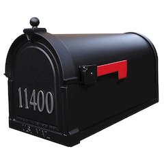 Berkshire Curbside Mailbox with Front Numbers