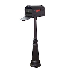 Hummingbird Curbside Mailbox with Locking Insert and Tacoma Mailbox Post
