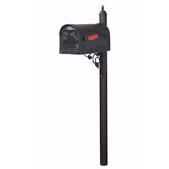 Hummingbird Curbside Mailbox with Albion Mailbox Post