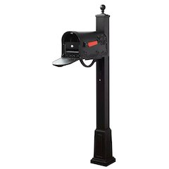 Hummingbird Curbside Mailbox with Locking Insert and Springfield Mailbox