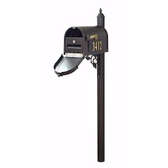 Curbside Mailbox with Front and Side Address Numbers