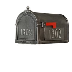 Berkshire Curbside Mailbox with Front and Side Numbers