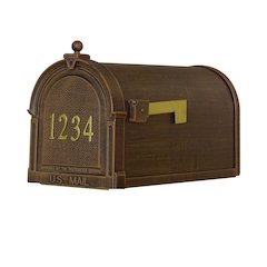 Berkshire Curbside Mailbox with Front Numbers