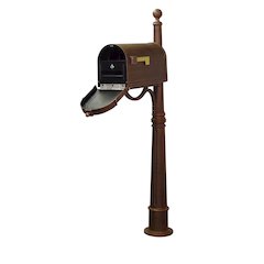 Curbside Mailbox with Front Address Numbers