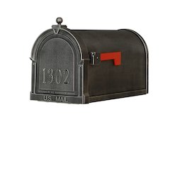 Berkshire Curbside Mailbox with Front Numbers