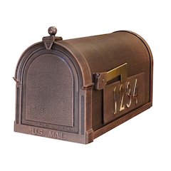 Berkshire Curbside Mailbox with Side Numbers