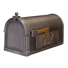 Berkshire Curbside Mailbox with Side Numbers