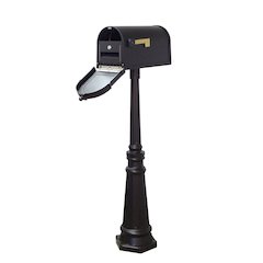 Berkshire Curbside Mailbox with Locking Insert and Tacoma Mailbox Post