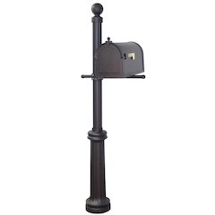 Berkshire Curbside Mailbox and Fresno Mailbox Post