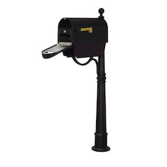 Classic Curbside Mailbox with Newspaper Tube