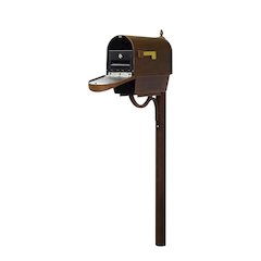 Classic Curbside Mailbox with Newspaper Tube