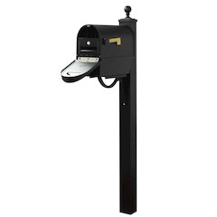 Classic Curbside Mailbox with Newspaper Tube