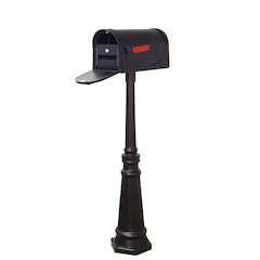 Floral Curbside Mailbox, Locking Insert and Tacoma Mailbox Post