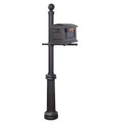 Traditional Curbside Mailbox and Fresno Mailbox Post