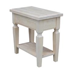 Vista Side Table, Unfinished, Unfinished