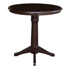 36" Round Top Pedestal Table - 34.9"H