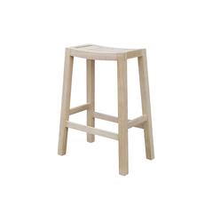 Ranch Stool - 30" Seat Height , Unfinished