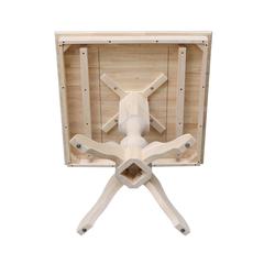 36" x 36" Square Top Pedestal Table - 41.9"H