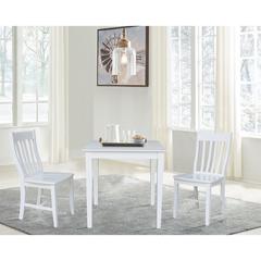 30" x 30" Dining Table with 2 Chairs - 3 Piece Set