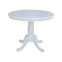 36" Round Top Pedestal Table - 28.9"H