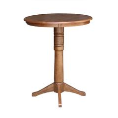 30" Round Top Pedestal Table - 41.9" Height