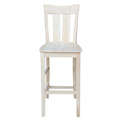 Ava Bar height Stool - 30" Seat Height, Unfinished