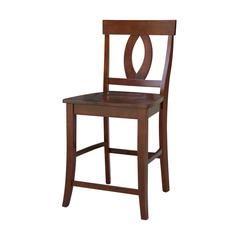 Verona Counter height Stool - 24" Seat Height, Espresso